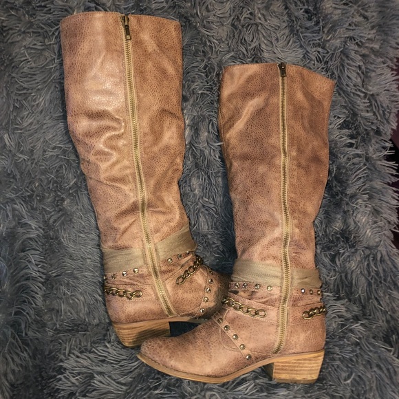 Not Rated High Riding Boots Size 7.5 - Picture 3 of 9